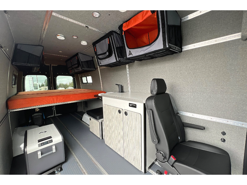 This interior is perfect for hauling your camping equipment.